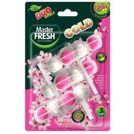 Master FRESH GOLD подвесной блок для унитаза DUO EFFECT 5в1 САКУРА, 3шт С0007435 1/24