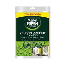 Master FRESH Универсальные салфетки для уборки (30*38 см), 3 шт. С0007666