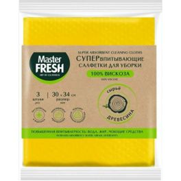 Master FRESH ЭКОНОМ Универсальные салфетки для уборки 3 шт С0006011 1/45