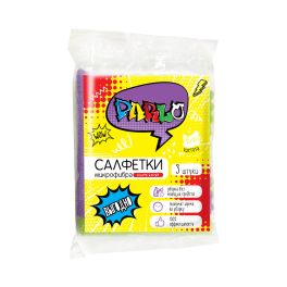 PARLO Салфетки из микрофибры универсальные, 3шт С0006432 1/70