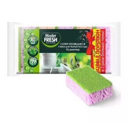 Master FRESH Губки для мытья посуды XL (bubble-поролон), 5шт. BLACK С0007917 1/40