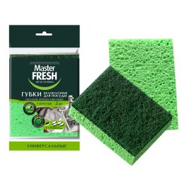 Master FRESH Губки целлюлозные, 2 шт (К) С0007805 1/30