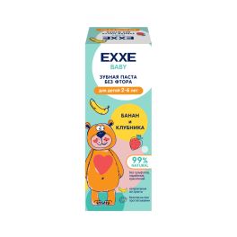 EXXE Baby Зубная паста «Банан и клубника», 50 г (2-6 лет) С0007117 1/12
