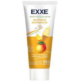 EXXE Детская зубная паста с кальцием «Манговое мороженое», 75 мл (с 6 лет) С0006801 1/12
