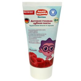 МАЛЫШАРИКИ Зубная паста для детей 50мл малина гелевая MASTER DENT 87041-MAL 358225 1/24
