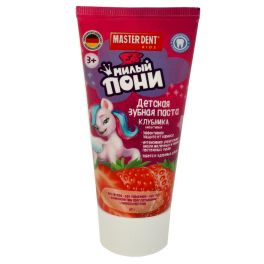 МИЛЫЙ ПОНИ Детская зубная паста клубника, 65г MASTER DENT 087051-P 373353 1/24