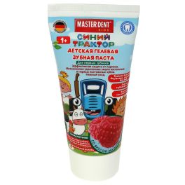 СИНИЙ ТРАКТОР Зубная паста для детей 50мл малина гелевая MASTER DENT 89270-STR 358228 1/24