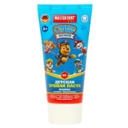 СУПЕР ЩЕНКИ Детская зубная паста малина гелевая, 65г MASTER DENT 112506-SD 373349 1/24