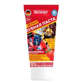 ТРАНСФОРМЕРЫ Зубная паста для детей 50мл клубника MASTER DENT 76230-TF 358217 1/24