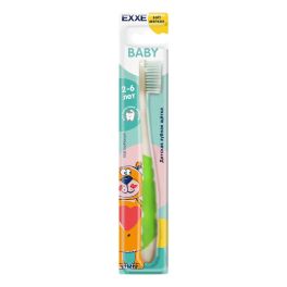 EXXE Детская зубная щетка Baby 2-6 лет (мягкая), 1 шт С0006744 1/48