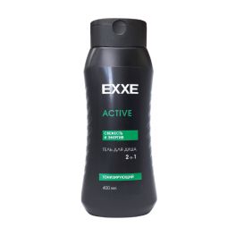 EXXE MEN Мужской гель для душа 2в1 ACTIVE Тонизирующий, 400 мл С0008290    1/12