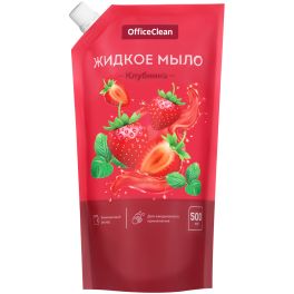 OfficeClean Мыло жидкое «Клубника», дой-пак, 500мл 359432