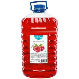 Мыло жидкое Vega «Малина», 5л, ПЭТ 314222 1/4