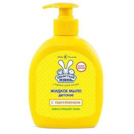 УШАСТЫЙ НЯНЬ Мыло-крем/ жидк. с пантенолом 300мл №12317 1/24