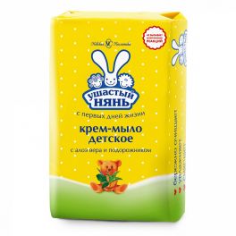 УШАСТЫЙ НЯНЬ Мыло-крем № 199 с экст/алоэ+подорожн. 90г. (НК) 1/6/72