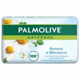 Туалет. мыло тв. Palmolive 90г Баланс и Мягкость (Ромашка и Витамин Е)