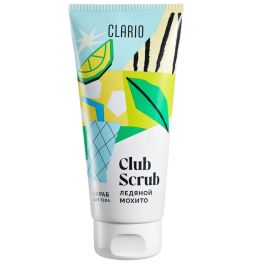 CLARIO Скраб охлаждающий скраб для тела «Ледяной Мохито», 180 мл 2141114