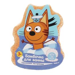 ТРИ КОТА Бомбочка для ванн в форме героя, 130 г 374455 BOMB83246TRI 1/30