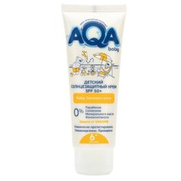 AQA baby Детский солнцезащитный крем SPF 50+, 75 мл 2012114 1\6