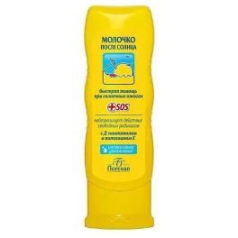 Солнцезащ.молочко п/загара Floresan 125мл Солнце Ф-107 от ожогов (н)