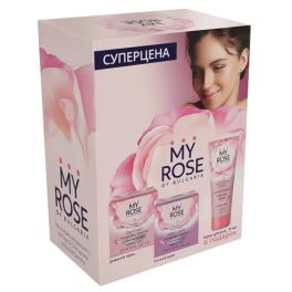 My Rose of Bulgaria Промо-набор Крем д/лица дневной 50 мл+ночной 50 мл, Крем для рук 75 мл. 100531 1