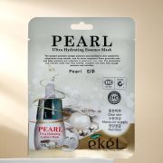 Маска-салфетка для лица EKEL, с черным жемчугом, 25 мл 7622234