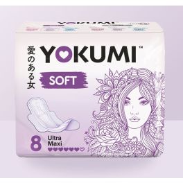 YOKUMI Soft Прокладки женские гигиенические Super, 8 шт. 1/24
