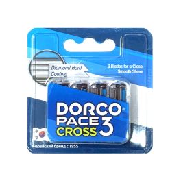 DORCO Pace CROSS 3 (4 шт.) кассеты с 3 лезвиями TRС 1040 1/6