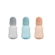 КК Бутылочка для кормления с соской, талия 125 мл, в ассорти/12 шт КК1216