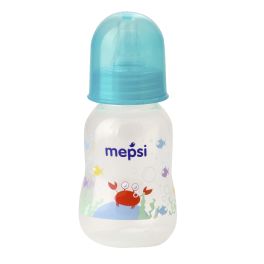MEPSI Бутылочка для кормления с силиконовой соской 125 мл, 0+ 0200