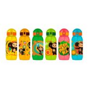 KK Бутылочка для воды Чебурашка, 400 мл, в ассортименте, ТМ WOWBOTTLES КК0515 1/12 шт