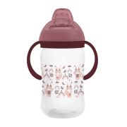 KK Поильник с силиконовым носиком и ручками, ТМ МР «Лесные зверята»/6шт КК1019