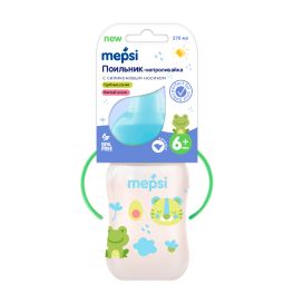 MEPSI Поильник-непроливайка с силиконовым носиком 270 мл, 6+ мес.,(ассорт.) (0216) (Россия)