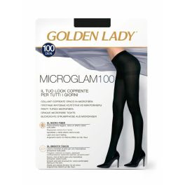 Колготки Micro Glam-100 р.3 nero (Golden Lady.Италия)