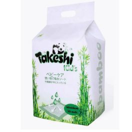 TAKESHI KID'S Пеленки впитывающие для детей бамбуковые 60*60 30 шт