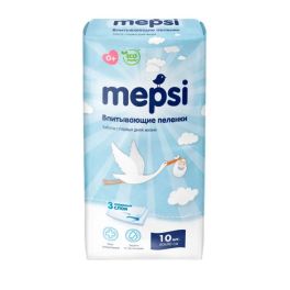 MEPSI Пеленки детские впитывающие 60*90 10шт/уп 1/6