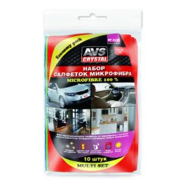 AVS Набор салфеток экономичный многофункциональный MF-6120 (микроф.- 10шт, 30х30см)  1/20