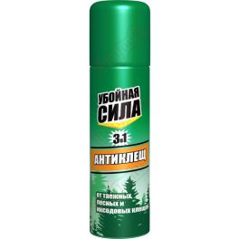 Аэрозоль от клещей Убойная сила 150мл Антиклещ