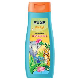 EXXE детская серия Джунгли Шампунь «Цветочный микс», 400 мл 1/12