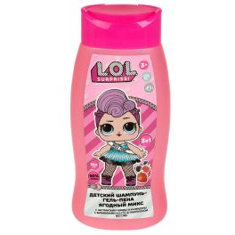 ЛОЛ Шампунь-гель-пена д\ванн с экс череды и кален, 250мл, ягод Микс 1/6