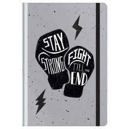 Ежедневник недатированный А5, 128л., 7БЦ, BG «Stay strong», Ен5_7БЦ128_лм_р 12419