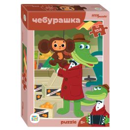 Пазлы 104 «Чебурашка» (С/м) 82040