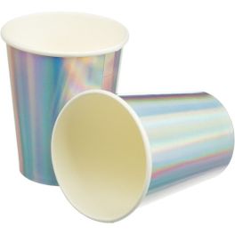 Y Стаканы Радужные фольгированные 220мл 6шт