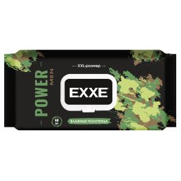 EXXE MEN Влажные полотенца POWER, 60 штук