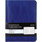 ЕЖЕДНЕВНИК А6, 128л. недатир. EVERYDAY CHRONICLES - BLUE (128-5032) кожзам (синий)
