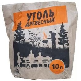 Уголь 4 Сезона древесный 10 л