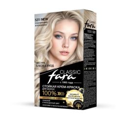 Крем-краска для волос Fara Classic 531 платиновая блондинка
