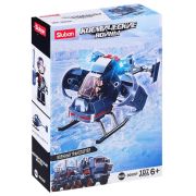 Конструктор «Космические воины. Патрульный вертолет», 107 дет., 1 фигурка, в/к 19*5*14 см