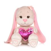 Игрушка мягконабивная - Jack&Lin, Зайка с Розовым Сердцем, 50 см JL-MRT-08202301-50