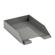 Лоток для бумаг горизонтальный СТАММ «Фаворит», серый ЛТГ-30500